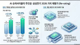 [Original Report] 삼성전기 2026 심층 해부#AI슈퍼사이클#MLCC#FCBGA#유리기판 #실리콘커패시터#전고체배터리#밸류에이션리레이팅#반도체기판 #2026투자전략