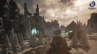 Snowy Fantasy Scene | Speed Level Design (Unreal Engine)