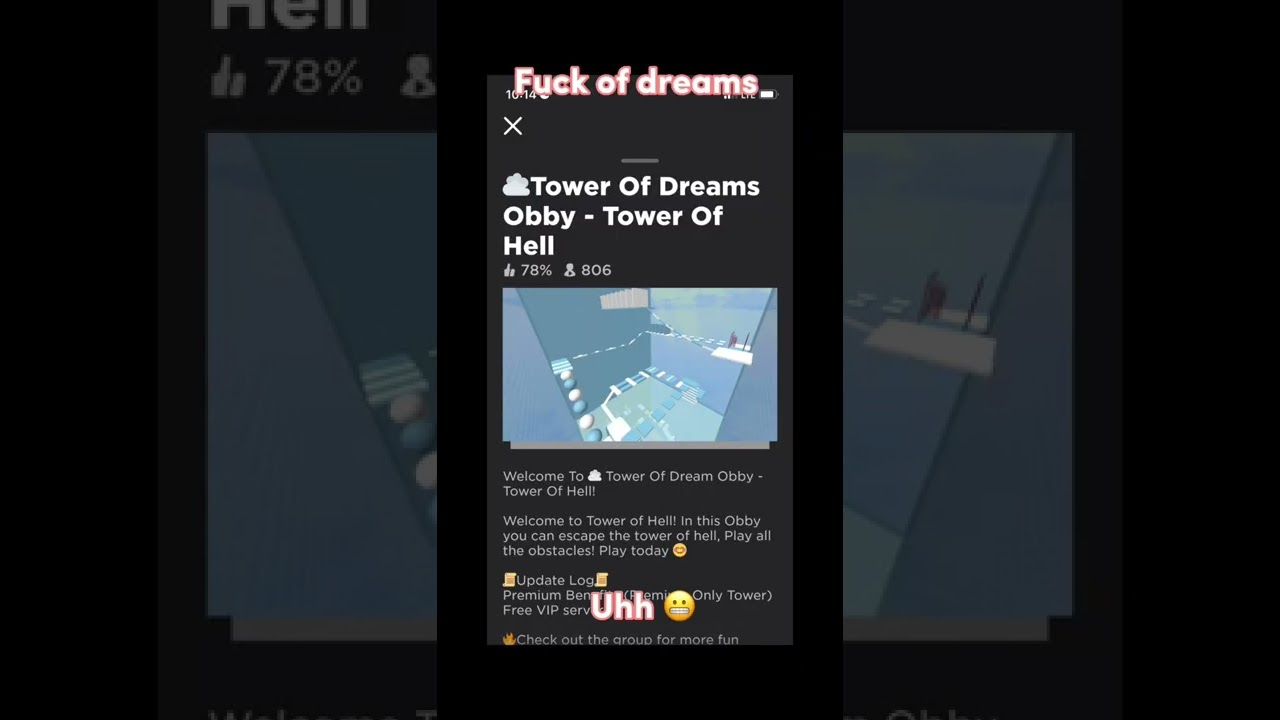 Replacing the first word of Roblox games with fuck ✨pt.2 