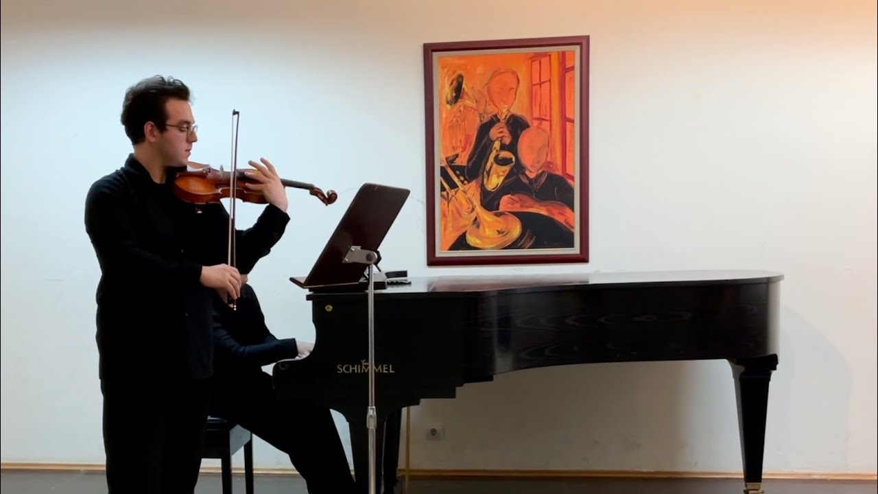 E.Grieg Violin Sonata No.2 Second movement Allegretto Tranquillo