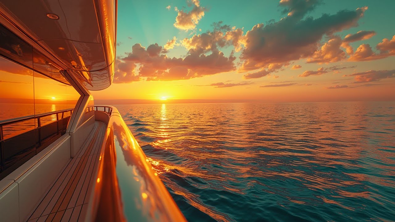 Отдых на Роскошной Яхте | Мягкий Deep House для Расслабления на Закате и Музыка для Учебы