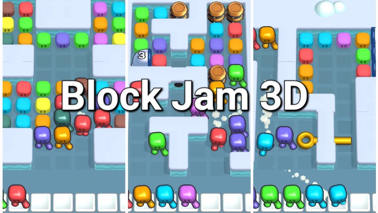 Block Jam 3D Mobile Gameplay levels 38-40