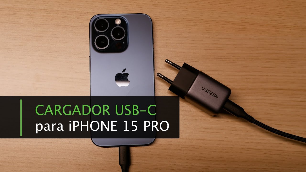 Cargador USB C para iPhone alternativa al de Apple 
