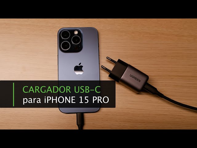 Cargador USB C para iPhone alternativa al de Apple 