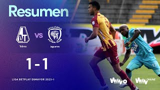 Tolima vs. Jaguares (resumen y goles) | Liga BetPlay Dimayor 2023-I | Fecha 16