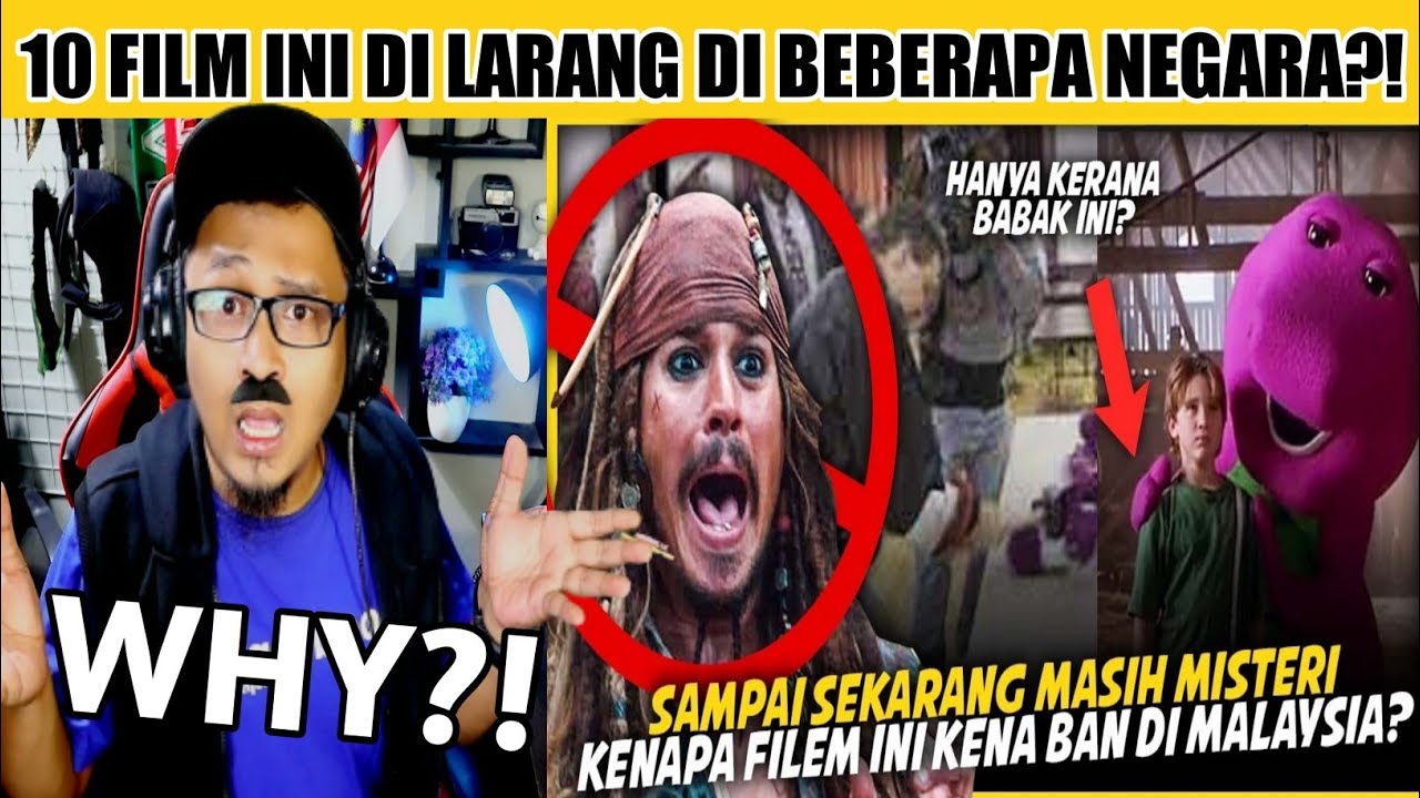 10 FILEM TERKENAL INI YANG DIHARAMKAN DI BEBERAPA NEGARA⁉️NOMOR 1 ADA DI MALAYSIA⁉️| Cak Lonjong