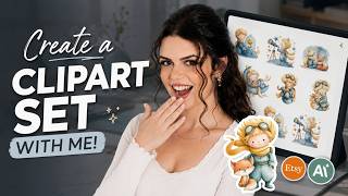 How I Create AI Clipart to Sell on Etsy (Step-by-Step Midjourney Tutorial)