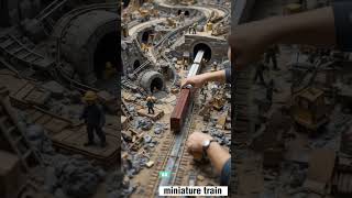 miniature train diorama at the mine#viral #train #tranding #shorts