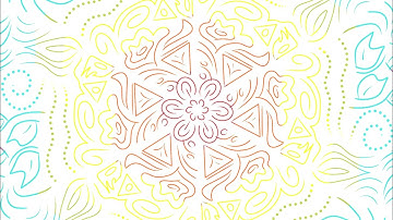 Digital drawing autodesk sketchbook mandala AWESPIRE DESIGN