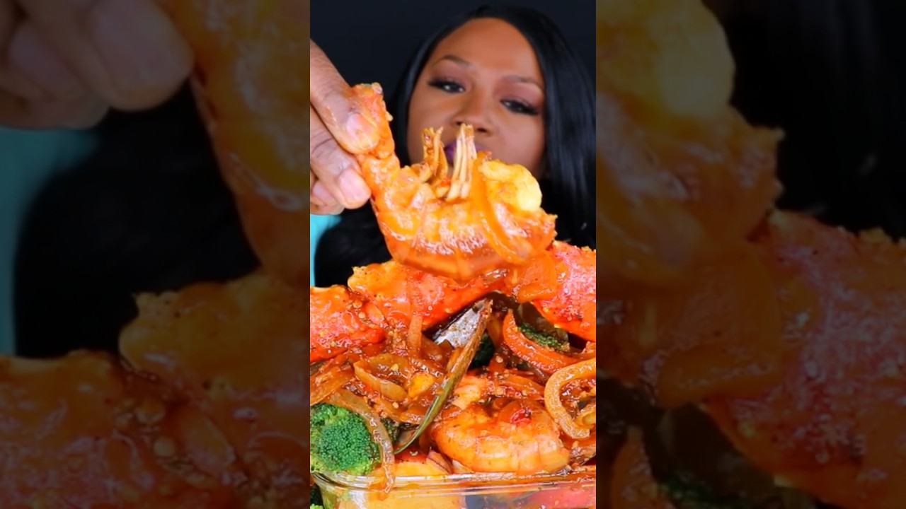 MEGA PRAWNS SEAFOOD MUKBANG ‼️