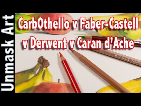 Pastel Pencil Review & Demo | Carbothello v Faber-Castell v Derwent v Caran d&rsquo;Ache