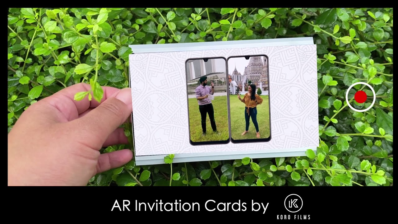 Augmented reality wedding card | Honestweddingadvice.com