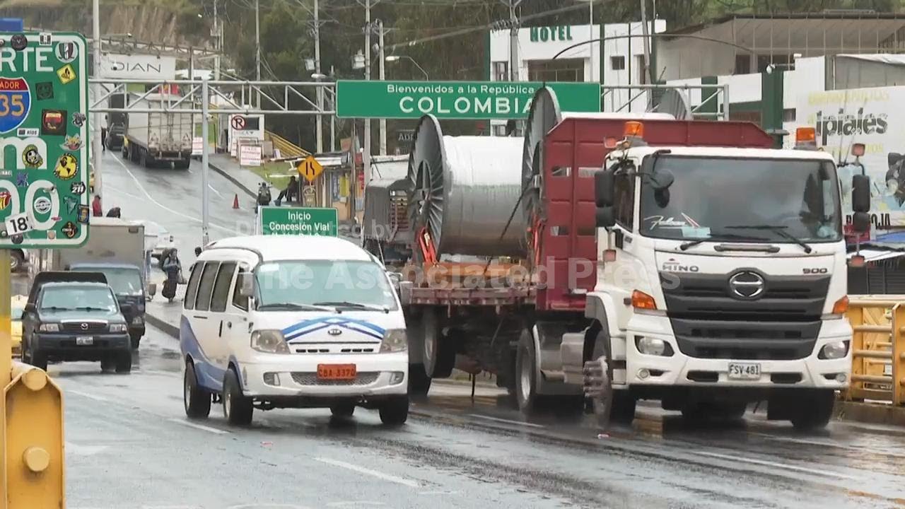 Colombian-Ecuador border pass operating normally as countries exchange increased tariffs