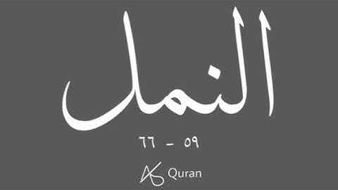 سورة النمل | الآيات ٥٩ - ٦٦ | قراءة عمرو شومان