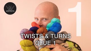 Clue 1 - Twists & Turns Shawl
