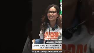 “Pongan el ejemplo”. Así, sin anestesia, lanzó el reto la diputada Laura Ballesteros