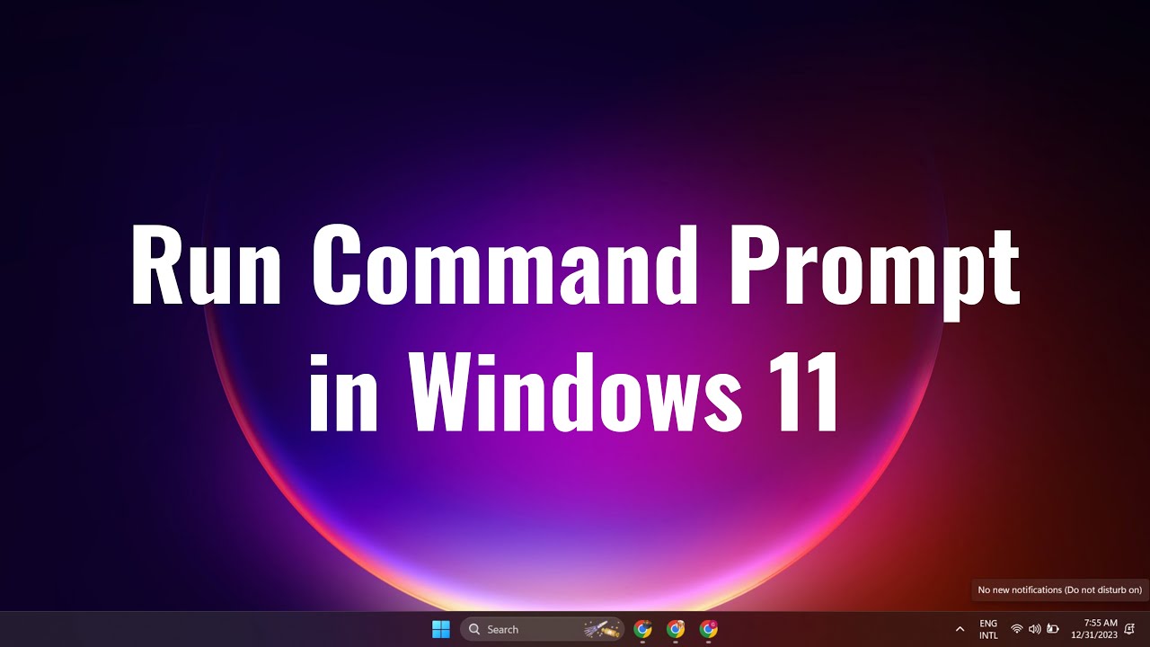 how to run command prompt in windows 11 - YouTube