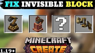 Fix Invisible blocks problem in create mod for minecraft pocket edition || create mod for mcpe screenshot 5