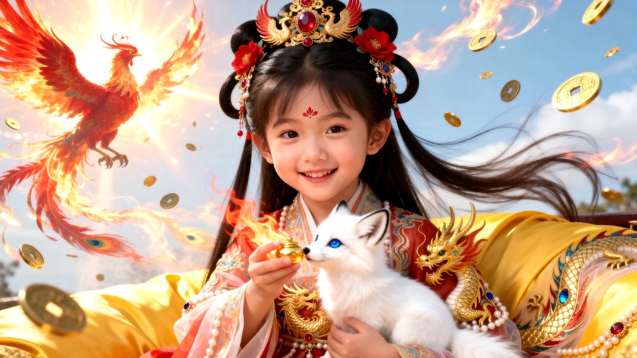 鳳凰神獸降世成皇室小團寶，被皇爺爺撿回時只剩一口氣！毒貴妃和假皇子正得意，她睜開眼奶音一嗓：沉睡十年的太子爹爹當場醒來！冷麵皇帝老淚縱橫：我孫女才是真神！#異能#短劇#drama#萌娃#逆襲#全集