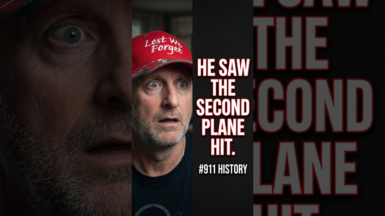 He watched the second plane hit the tower #911 #shocking #history