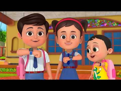 Tik Tik Karti Chale Ghadi | टिक टिक करती चले घड़ी + Best Nursery Rhymes In Hindi | Putu Playtime