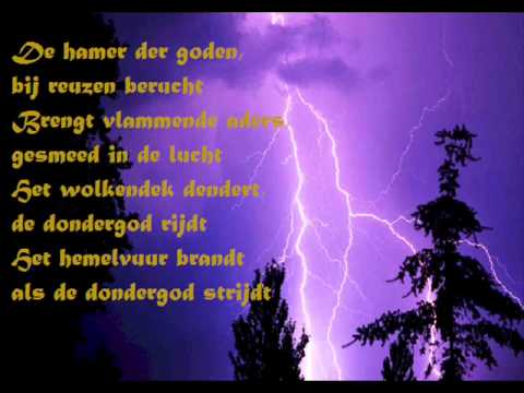 Dondergod-Heidevolk Lyrics  (Dutch Song)