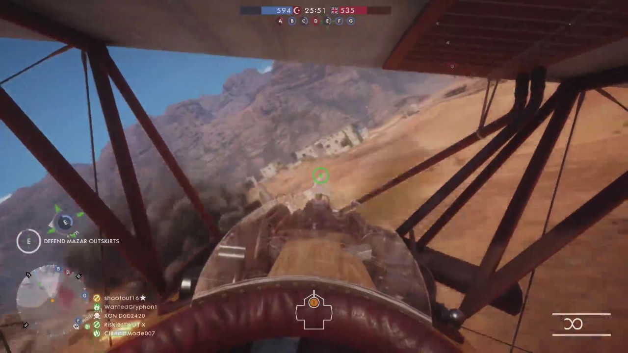 Battlefield 1 plane roadkill