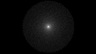 2D gravity simulation with 5000 particles