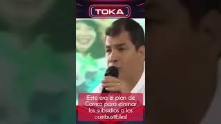 ¡Este era el plan inteligente de Correa para eliminar los subsidios a los combustibles! #noboa