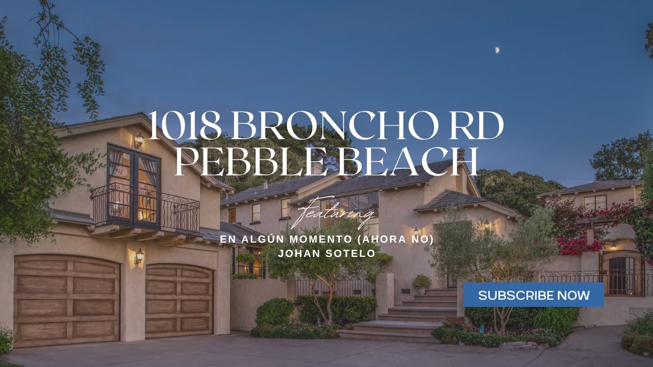 Stunning Mediterranean Oasis Next To Monterey Peninsula Country Club