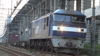 【4K】JR山陽本線　EF210-108号機牽引　5080レ貨物列車