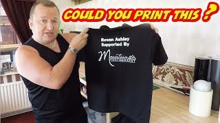 Could You Start A T Shirt Printing Business From Home   (I Did)