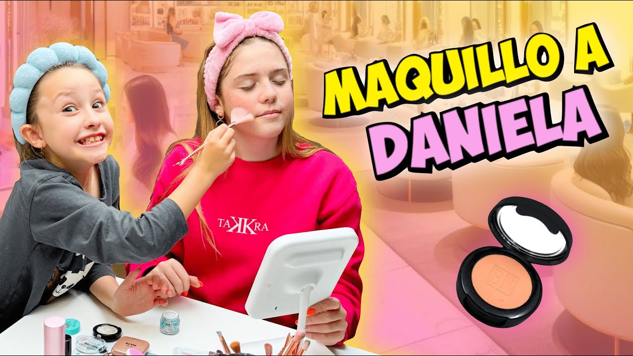 MAQUILLANDO A MI PRIMA DANIELA GO POR PRIMERA VEZ 💄 MARTINA ME MAQUILLA CON  MAQUILLAJE SHEGLAM