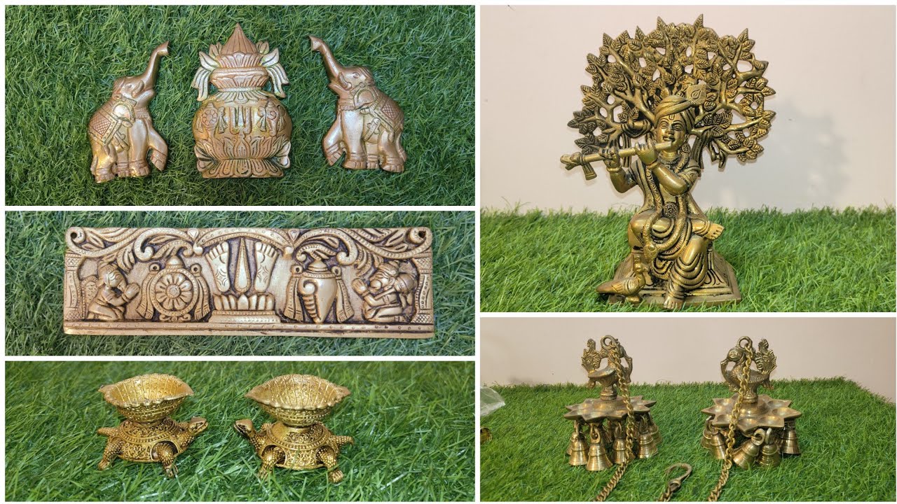 ఉగాది పండుగకు#కొత్తకలెక్షన్స్ వచ్చేసాయి#ఇత్తడిలో#అష్టలక్ష్మికలశాలు #urlis#brass#trending#diyas#idols