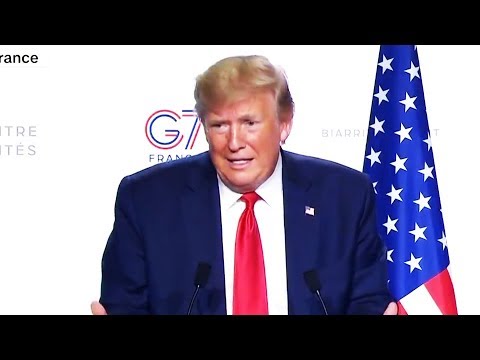 Visibly Sweaty Trump Wants G7 Summit at His Golf Club