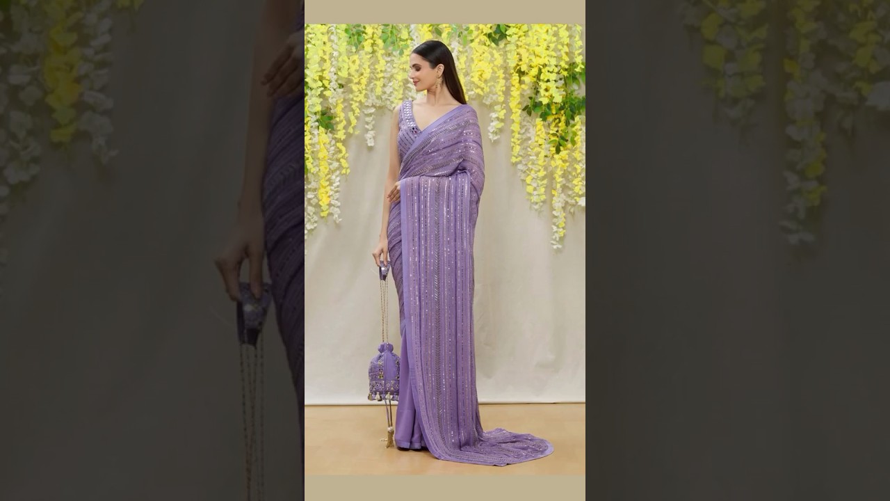 🔥🔥 Trendy Girlish saree 