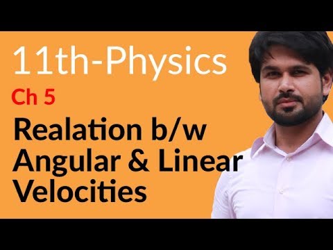 11th Class Physics, Ch 5 - Relation Between Angular & Linear Velocities ...