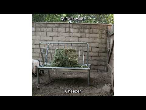 Rugged Ranch 4ft Galvanized Steel Hay Feeder Review: Is It Worth the Investment for Your Livestock?