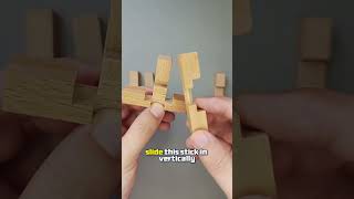 Six-Piece Burr Puzzle - Easy to Break, IMPOSSIBLE to Fix #puzzlelover #kidspuzzles #puzzlefun