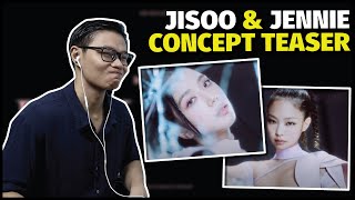 JENSOO!!! | Pink Venom Jisoo and Jennie Concept Teaser Reaction