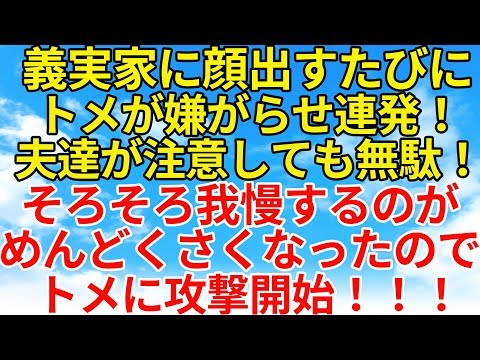 スカッとする話【復讐・因果応報】夫とウトが注意してもトメの嫌がらせは止まらない。イライラしたのでトメをこかしてやったw【スカッとオーバーフロー】