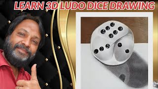 Master 3D Dice Art: Step-by-Step Tutorial! @artxsarvesh screenshot 2