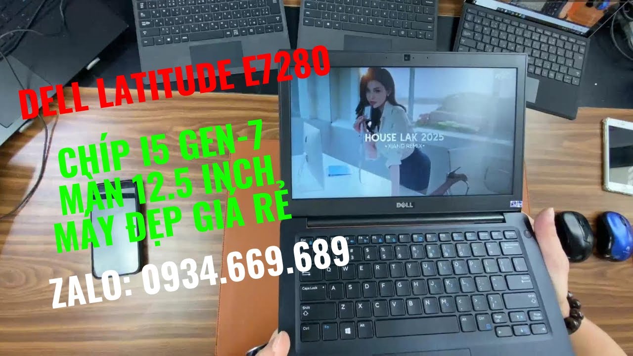 Dell Latitude E7280 Chíp i5 Gen-7 Màn 12.5 inch máy đẹp giá rẻ.