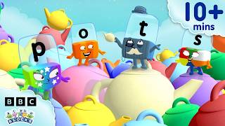 sunday teatime t learn read spell kids compilation alphablocks