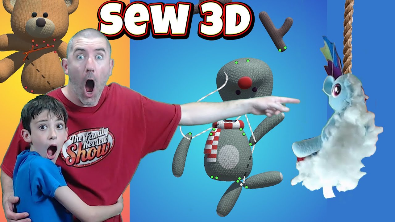 Can Luke Play Sew 3D Better Than I Can Sew