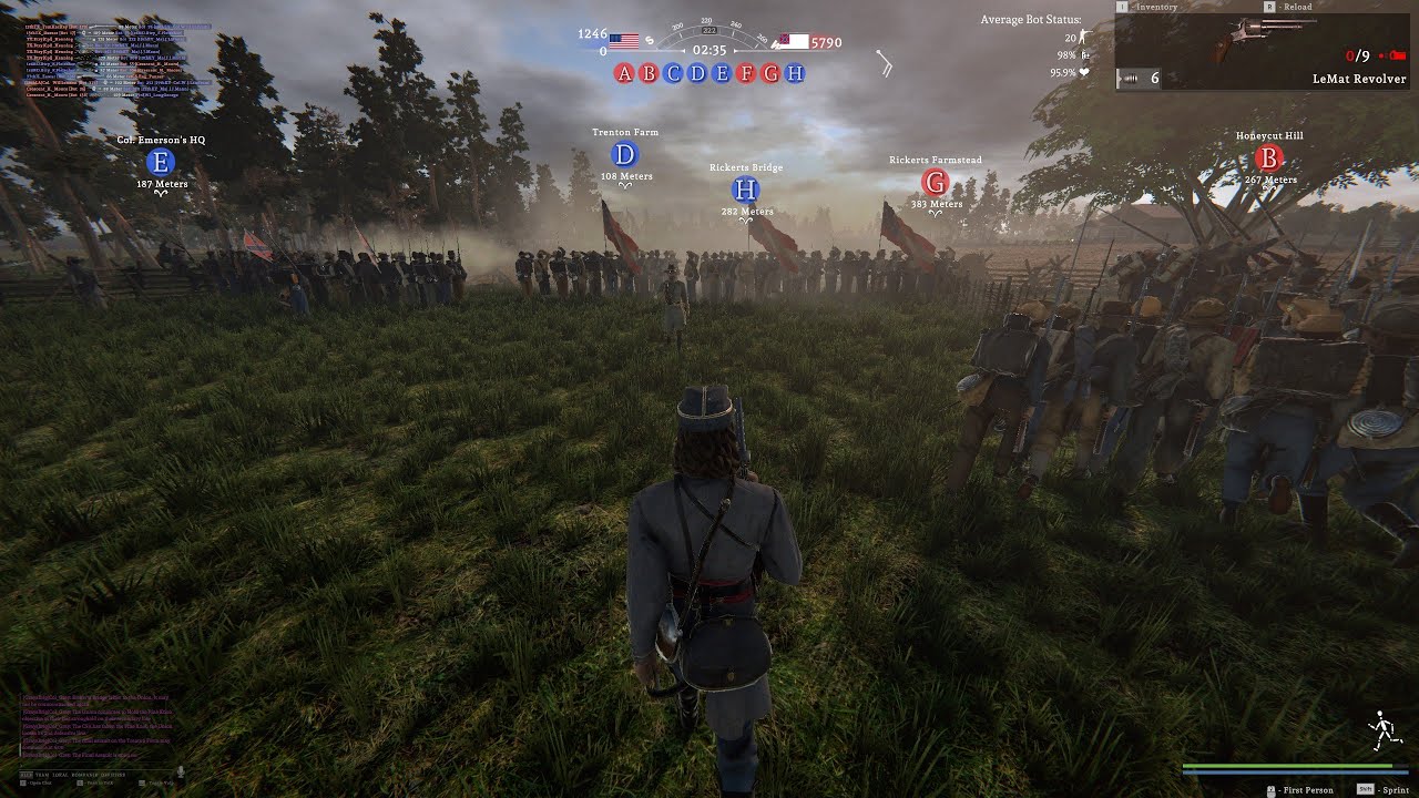 The Battle of Mansfield, Day 1