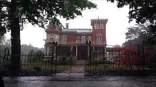Stephen King's Home & Neighborhood As Storm Moves In, Bangor ME - Aug. 2018