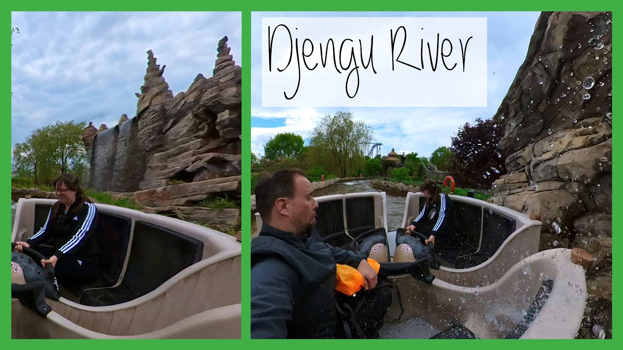 Djengu River - Magische Vallei - Toverland (Onride Special) sehr schöne Raftingbahn - Tour NL