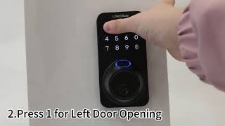 U68 Unlock mode + language setting + left and right door opening