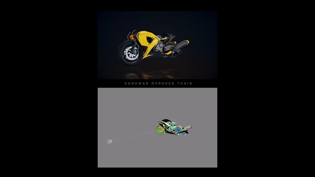 Bike Transform animation 